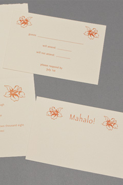 design, Maui Wedding Stationary